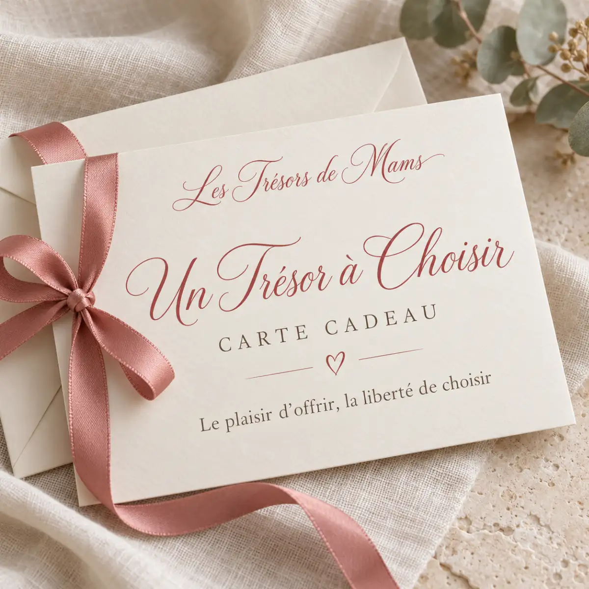 Des trésors a choisir - carte cadeau