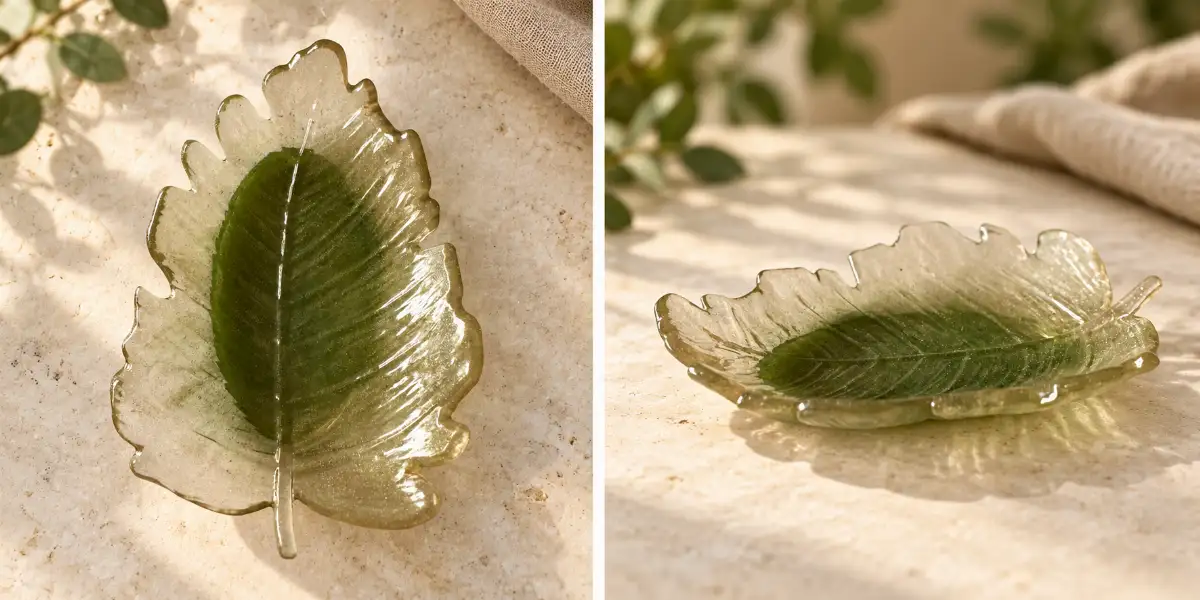 Murmure de feuille aux nuances vertes
