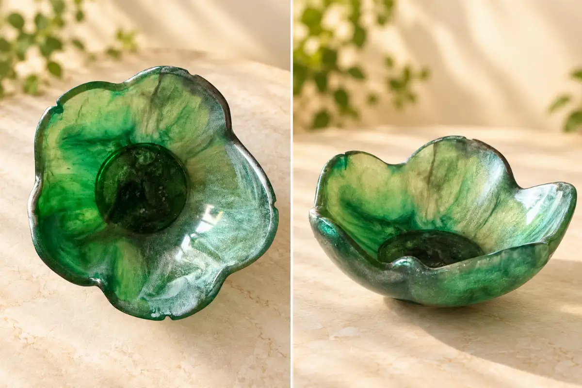 La belle éclose aux nuances de vert